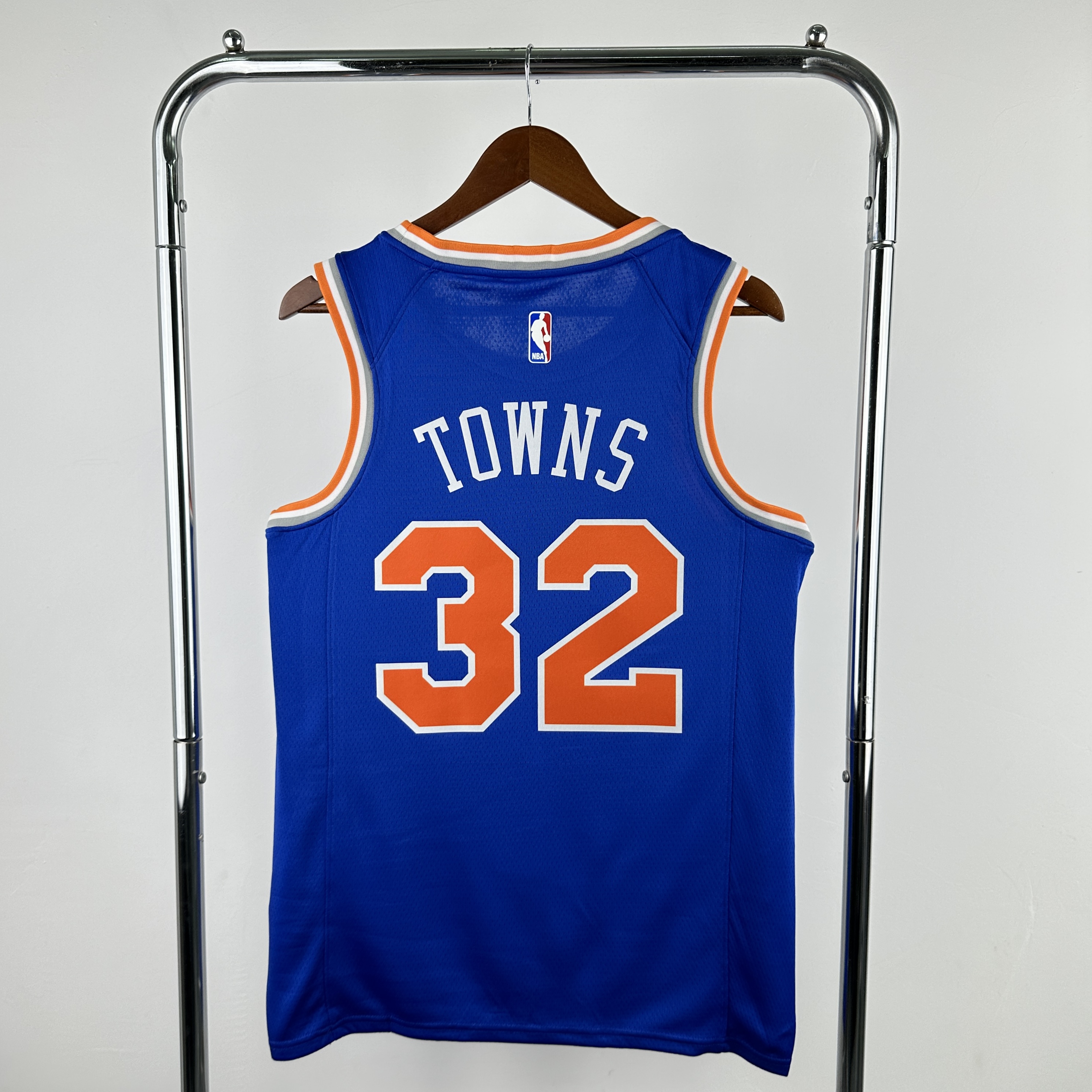 Men New York Knicks #32 Towns Blue Season Nike 2025 NBA Jersey->new york knicks->NBA Jersey